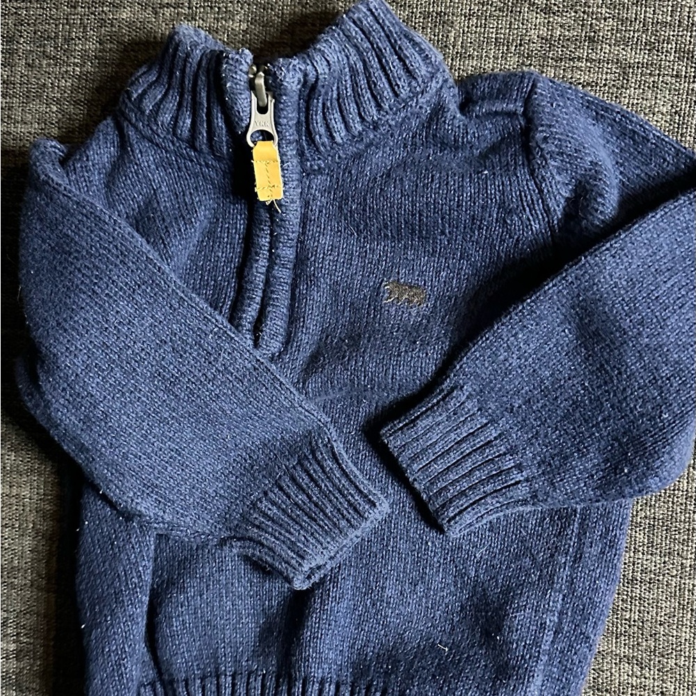 Carter's Navy Zip-Up baby Sweater